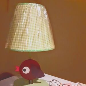 New Wooden Birdie Lamp